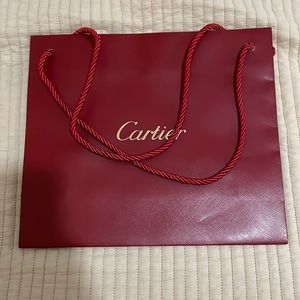 Cartier shopping bag